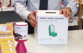 where to recycle asthma inhalers