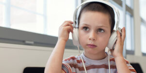 Child hearing image