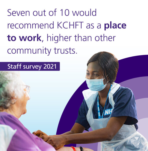 Annual staff survey results show our people are respected and valued