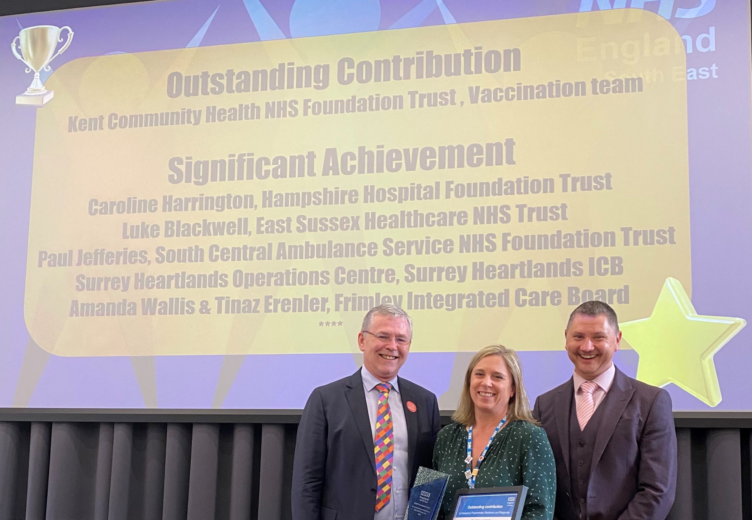 Immunisation team awarded for helping our most vulnerable communities
